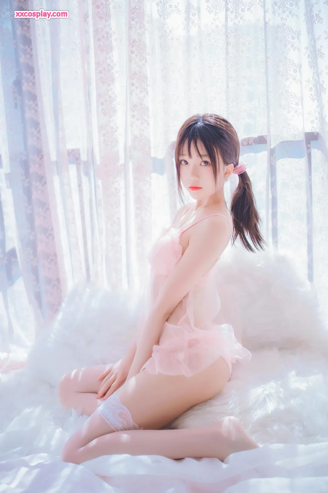Yingtao Miao: First Love Pink Lingerie